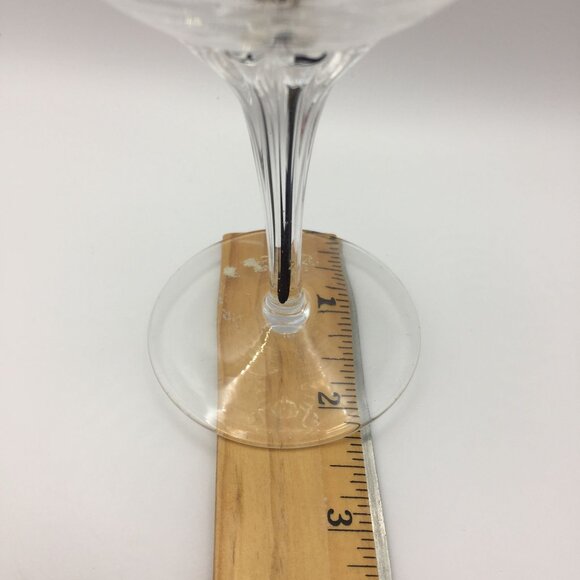 Belfor Crystal Exquisite Coupe Champagne Wine Glasses Stemware Set 2 Vintage - Picture 8 of 11